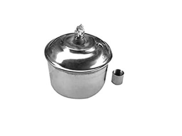 Laboratory Steel Spirit Lamp Steel with Wicks