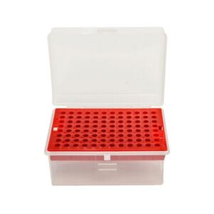 Micro Pipette Tip Box for 200 ul Tipx 96 Wells - Red