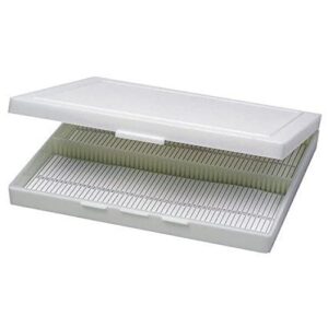 Microscope Slide Storage Box Holds 100 Slides, PP