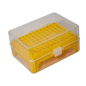 Micro Pipette Tip Box for 200 ul Tips 96 Wells - Yellow