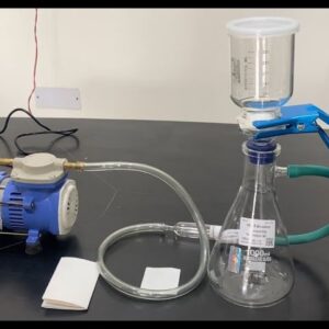 Glass Filtration Assembly Unit with Oil-Free Vacuum Pump - Complete Set
