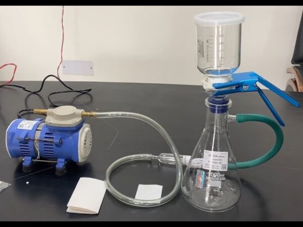 Glass Filtration Assembly Unit with Oil-Free Vacuum Pump - Complete Set