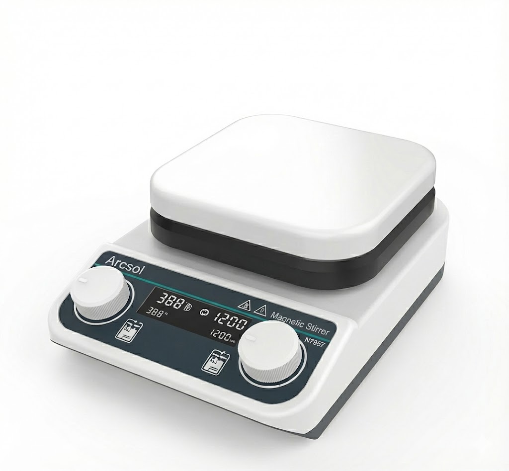 Digital Display Hotplate Stirrer - LabsApex magetic stirrer with hotplate digital display