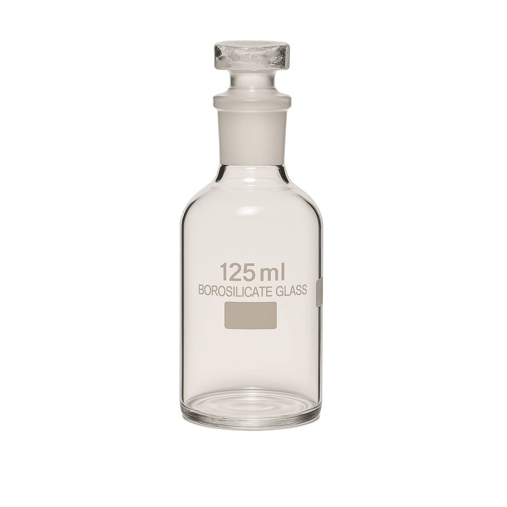 Narrow-Mouth-Reagent-Bottle-mL-with-Plastic-Stopcock - LabsApex narrow mouth reagent bottle